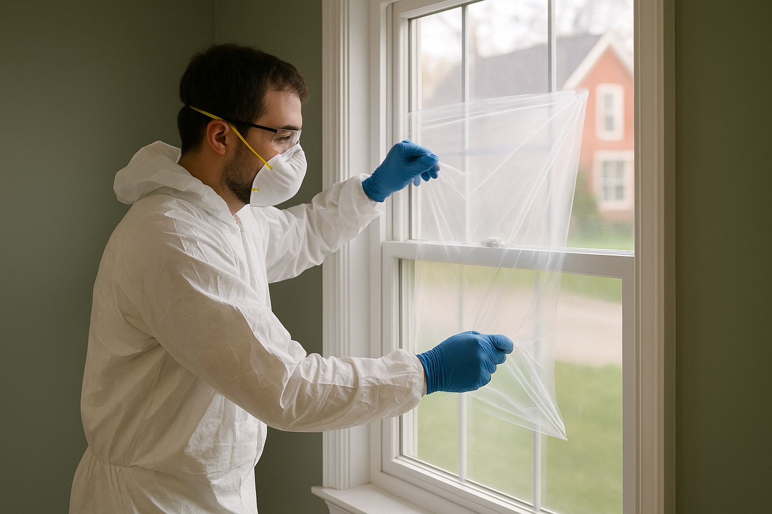Dust wipe clearance testing